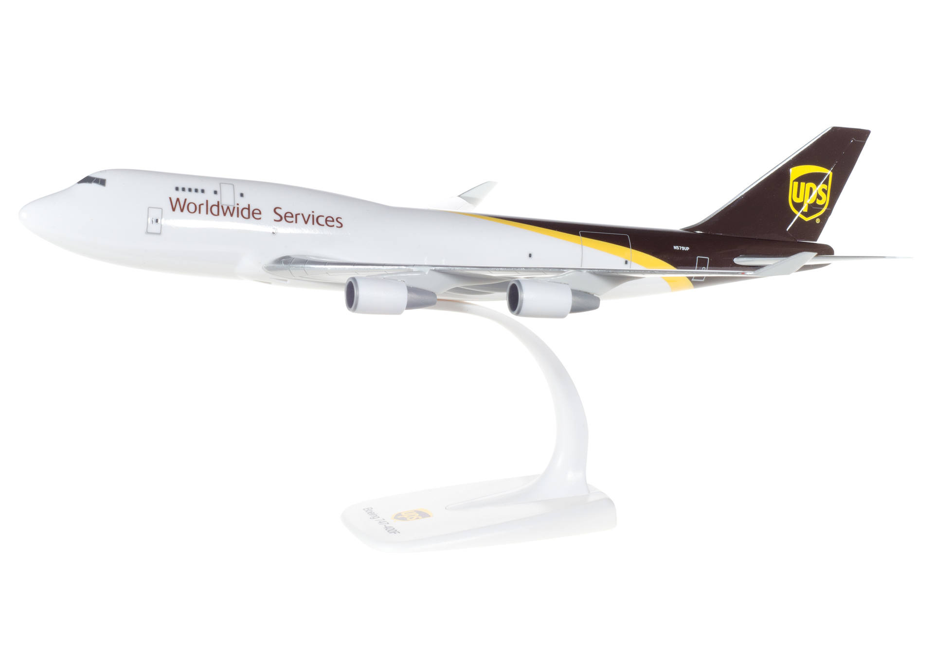Herpa 611916 UPS Airlines Boeing 747-400F - N579UP - SnapFit 1:250