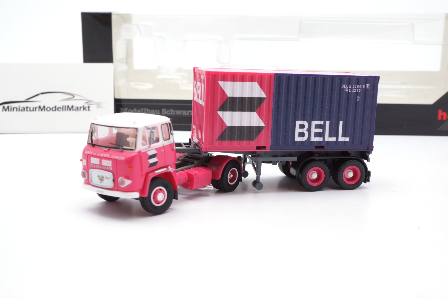 Herpa 87MBS026123 Scania LB 76 Container-Sattelzug 
