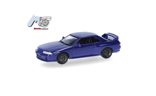 Micro City 87MC000101 Nissan Skyline GTR32 - blau 1:87