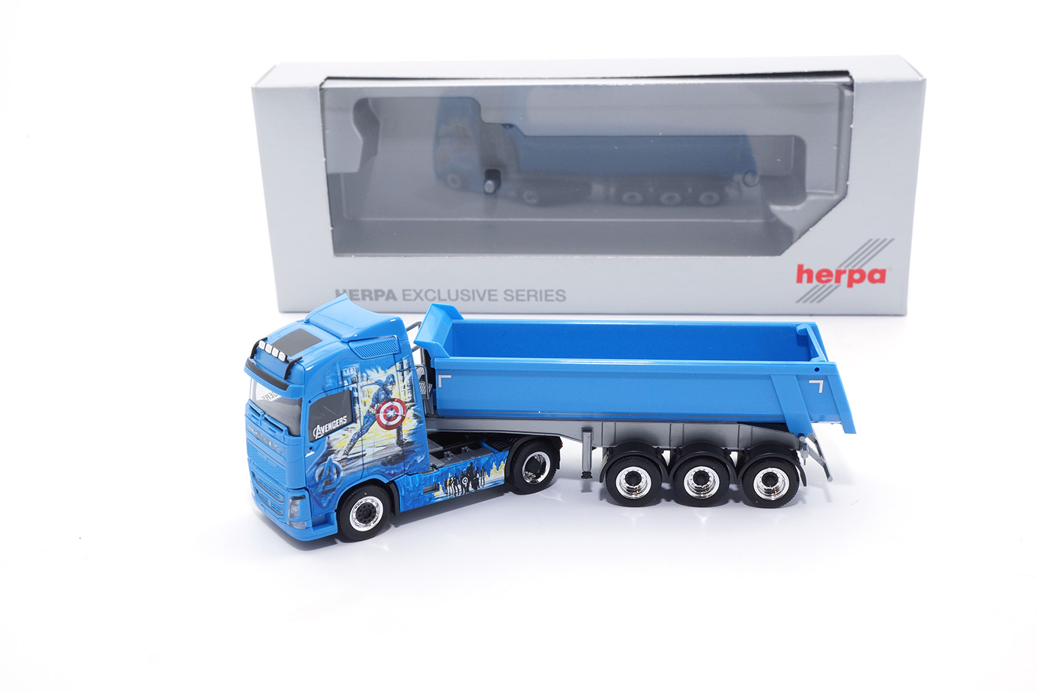 Herpa 932318 Volvo FH Gl. Rundmulden-SZ 