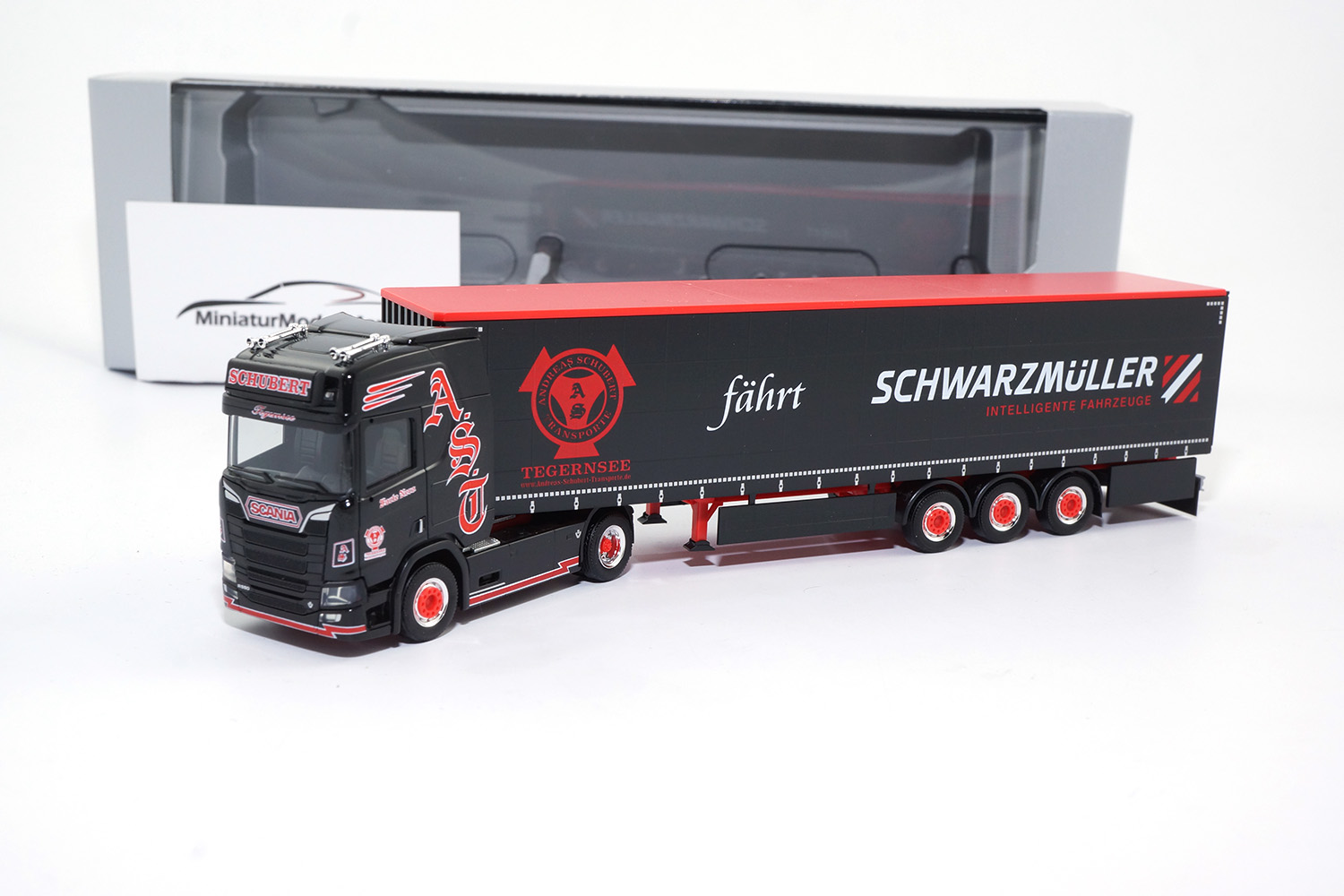 Herpa 933407 Scania CS HD Gardinenplanen-SZ 