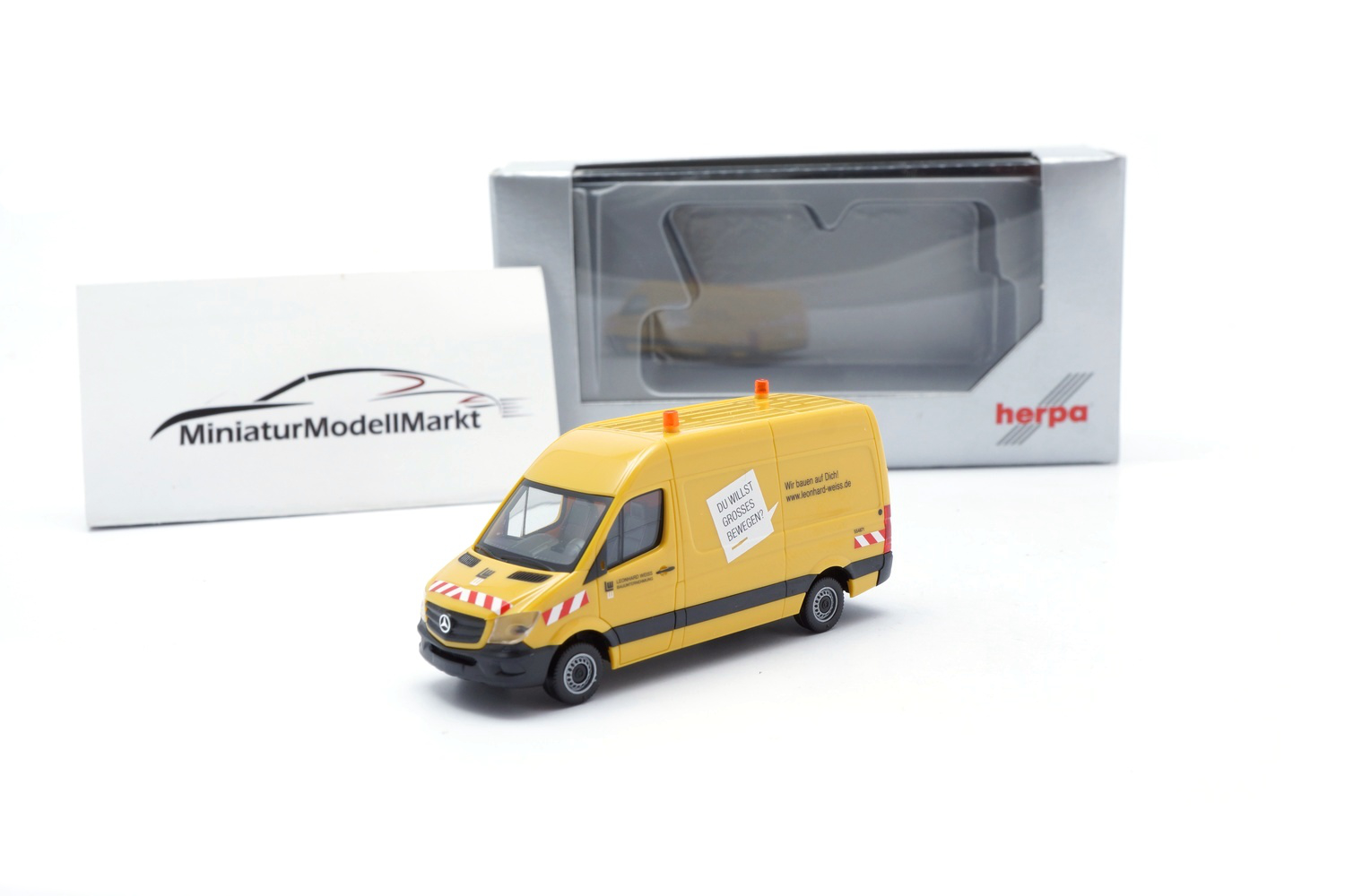 Herpa 939010 Mercedes-Benz Sprinter 2013 Kasten HD 