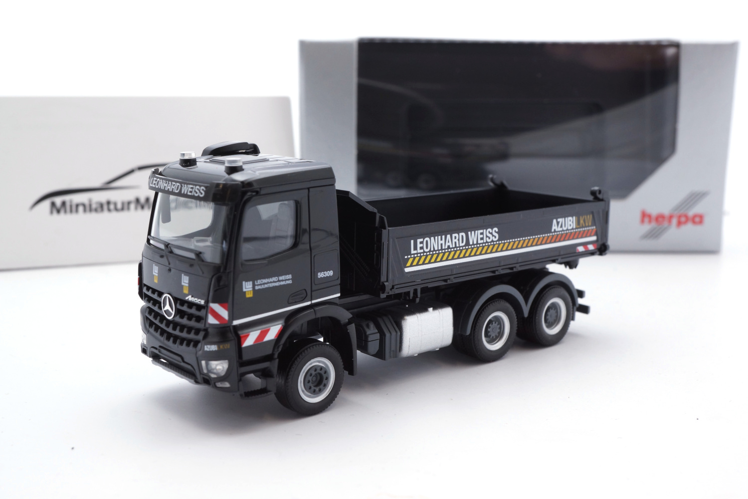 Herpa 952408 Mercedes-Benz Arocs Kipper 3achs 