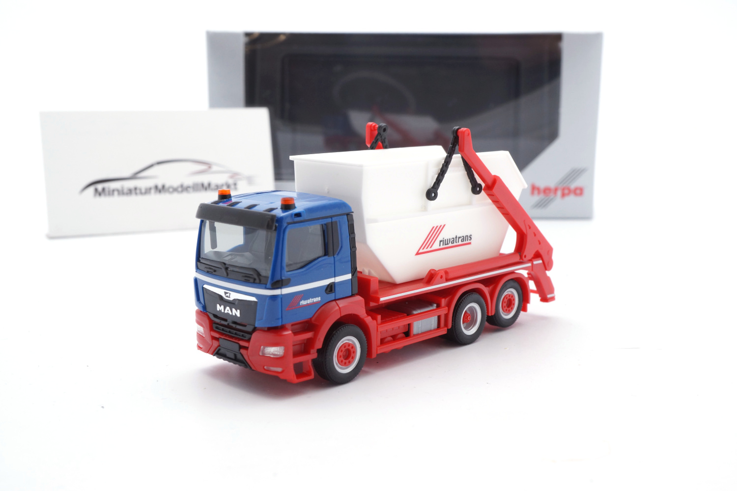 Herpa 956598 MAN TGS NN Absetzmulden-LKW 3a 