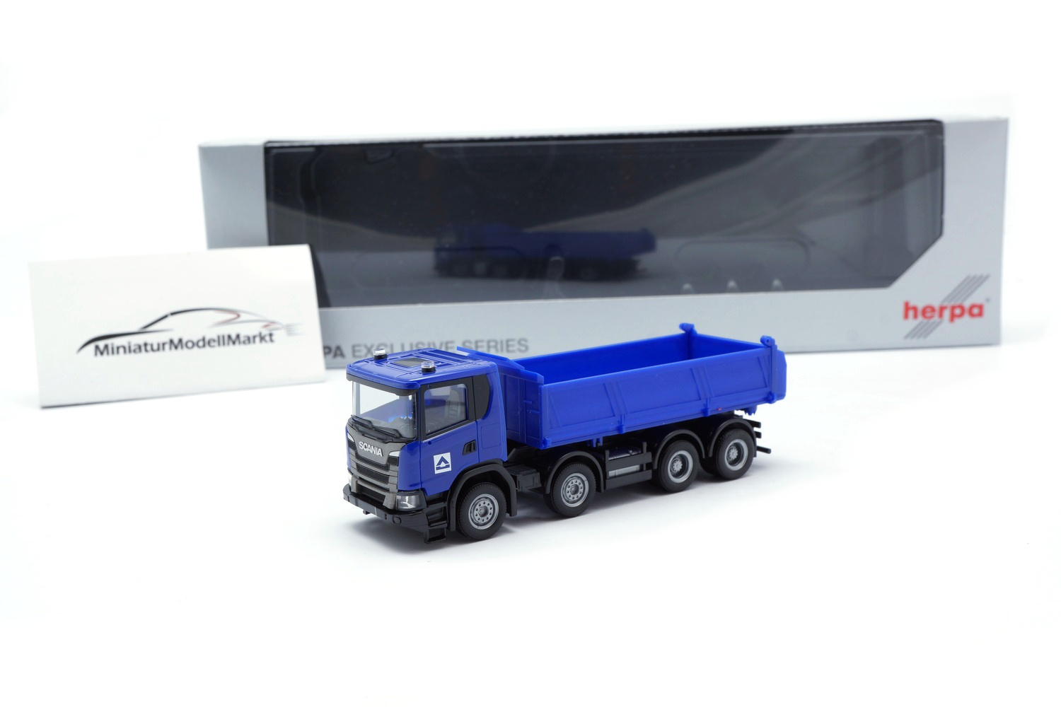Herpa 960021 Scania XT17 Dreiseitenkipper 4achs 