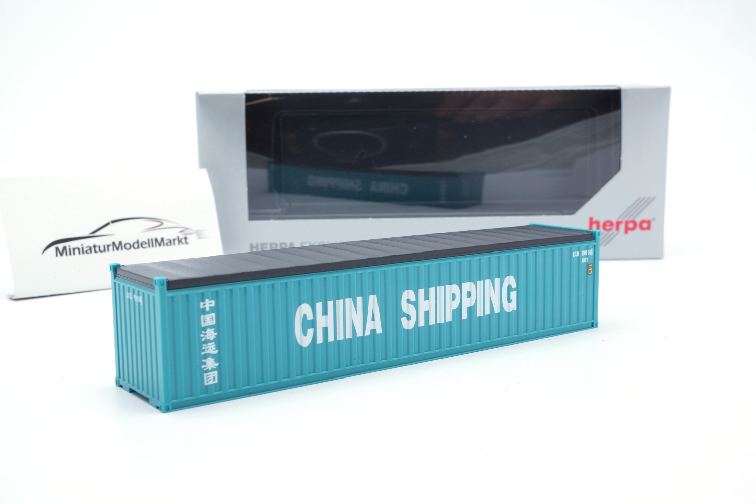 Herpa 960281 40ft Open Top Container China Shipping (40 Ft Container) 1:87