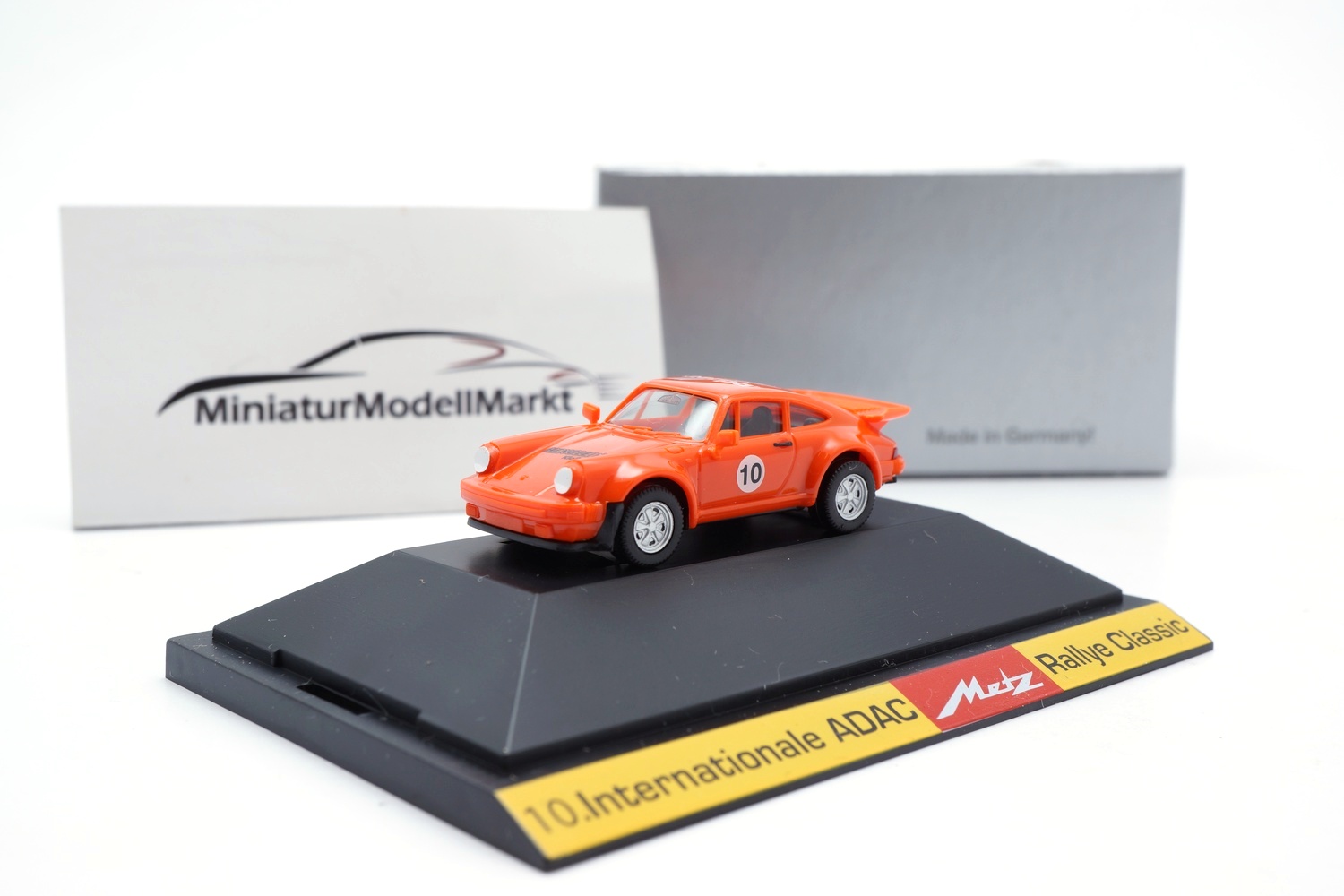 Herpa metz14 Porsche 911 Turbo - Rallye Metz 2014 1:87