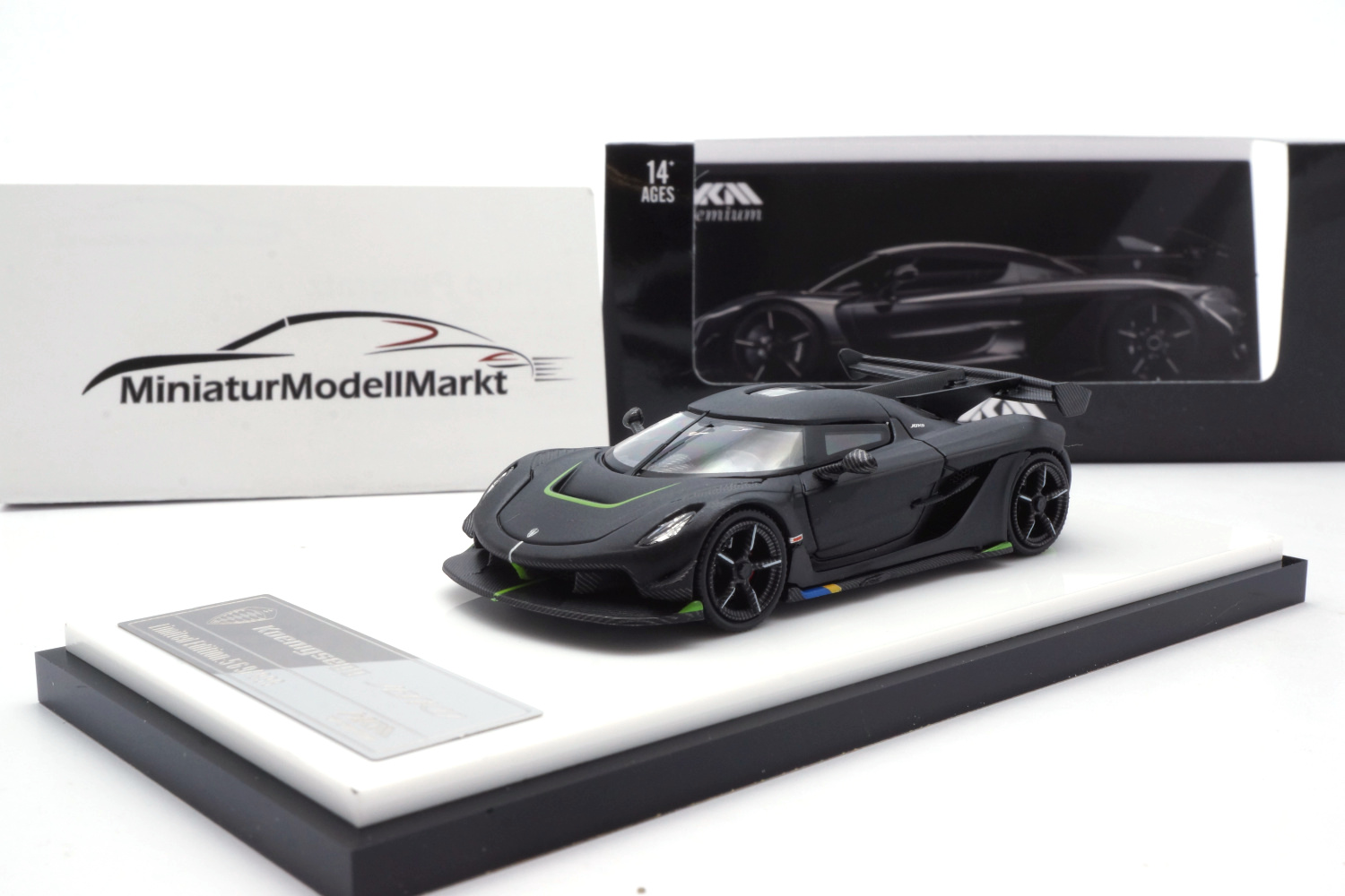 HKM jesko-02 Koenigsegg Jesko - Matt Black 1:64