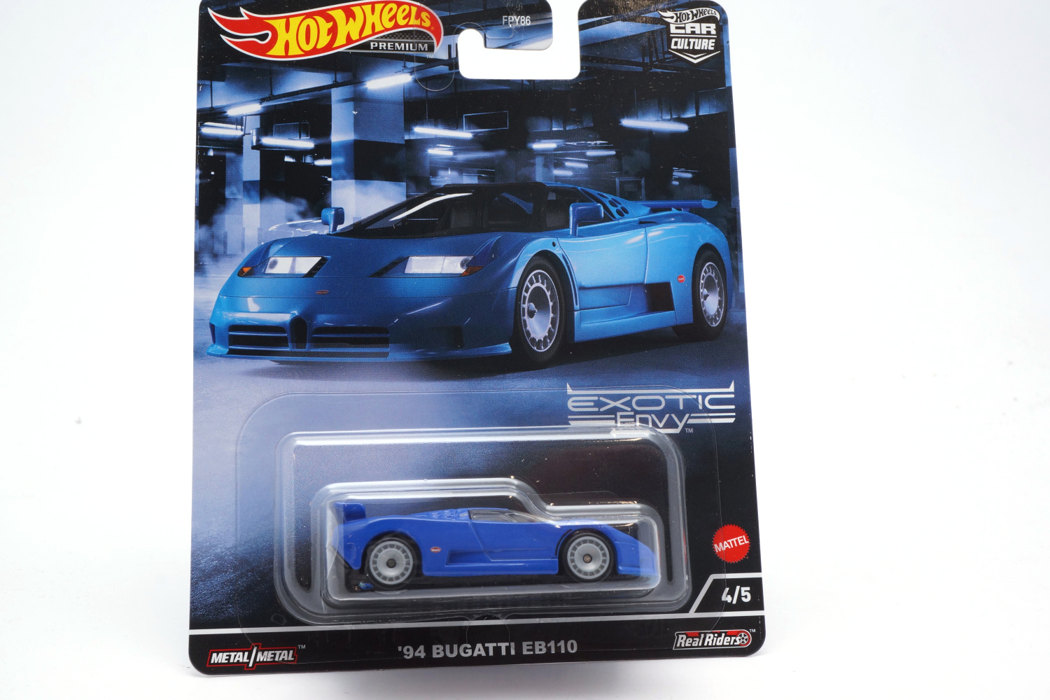 HotWheels FPY86-957M Bugatti EB110 - Blau 
