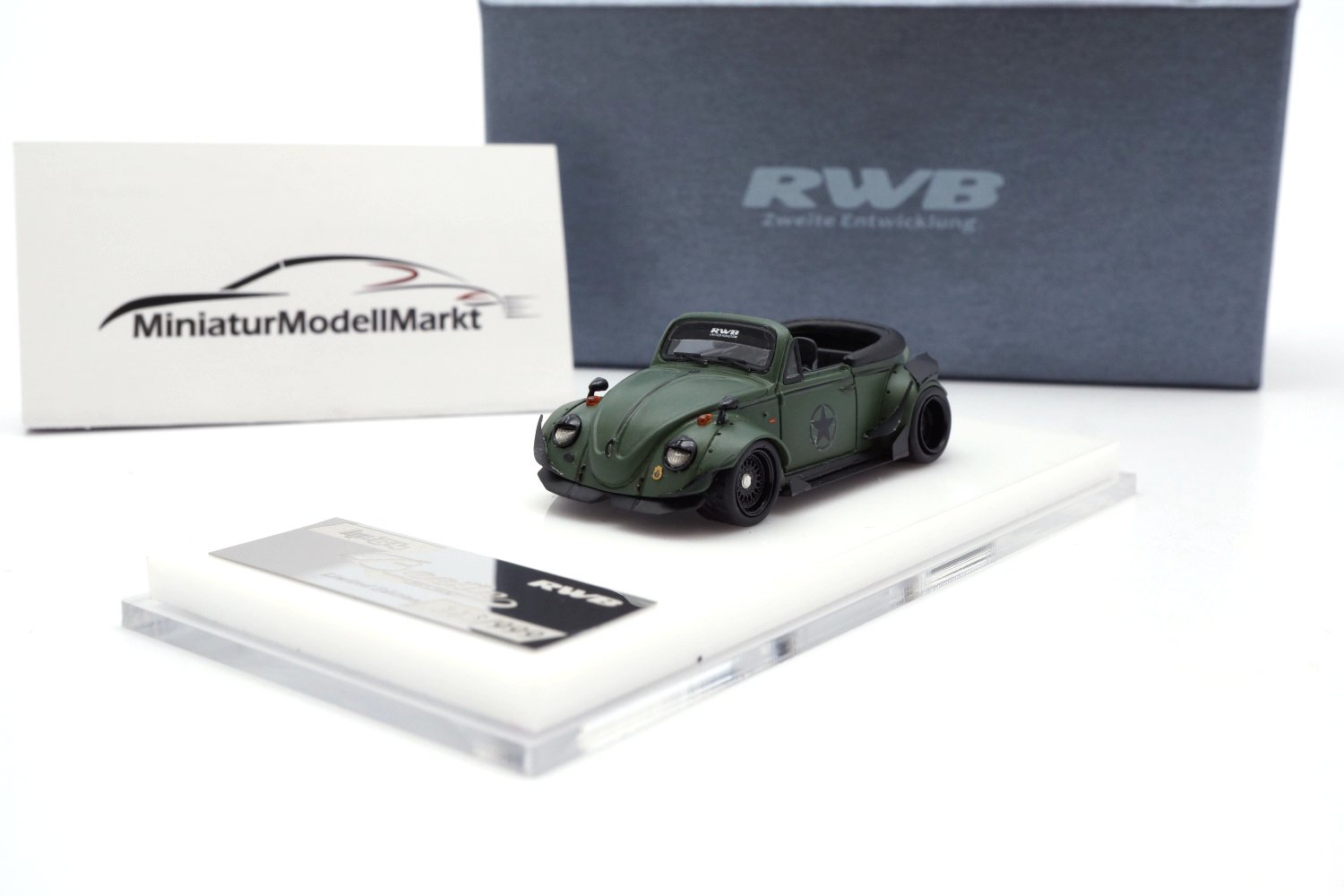 hpi64 RWB02 VW Beetle - RWB - Army Green 1:64