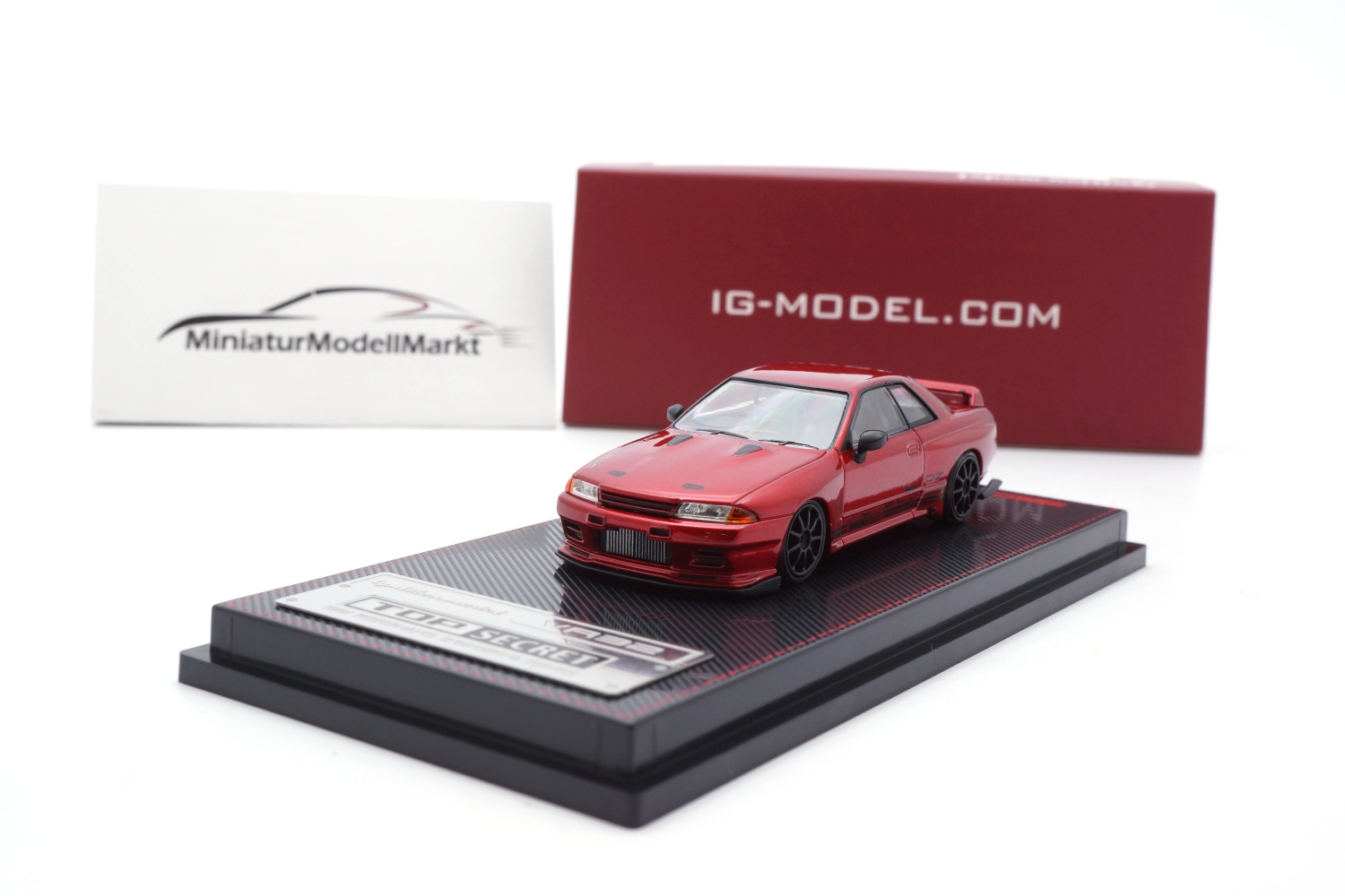 Ignition Model IG2392 Top Secret Nissan GT-R (VR32) - Red Metallic 1:64