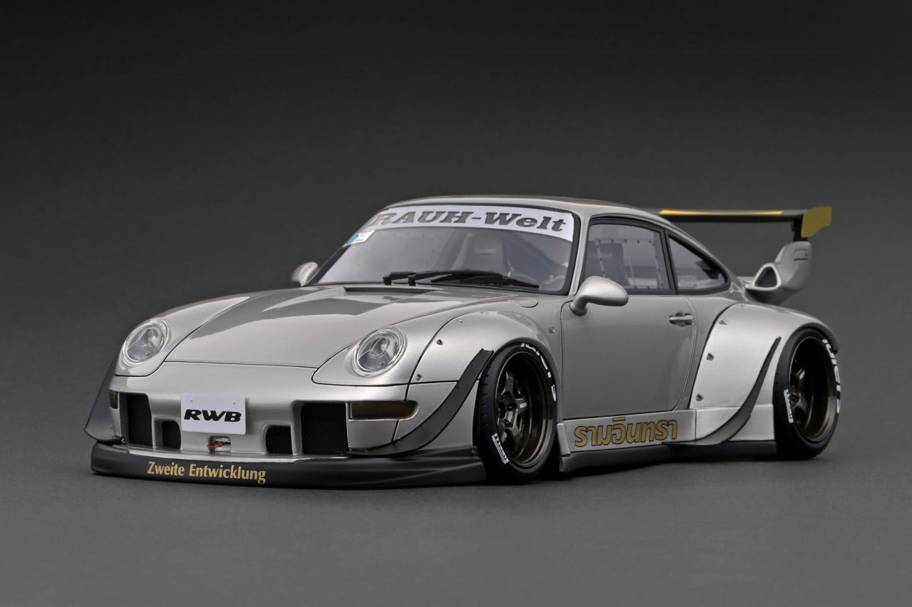 Ignition Model IG2718 Porsche 911 (993) - RWB - Silver 1:18