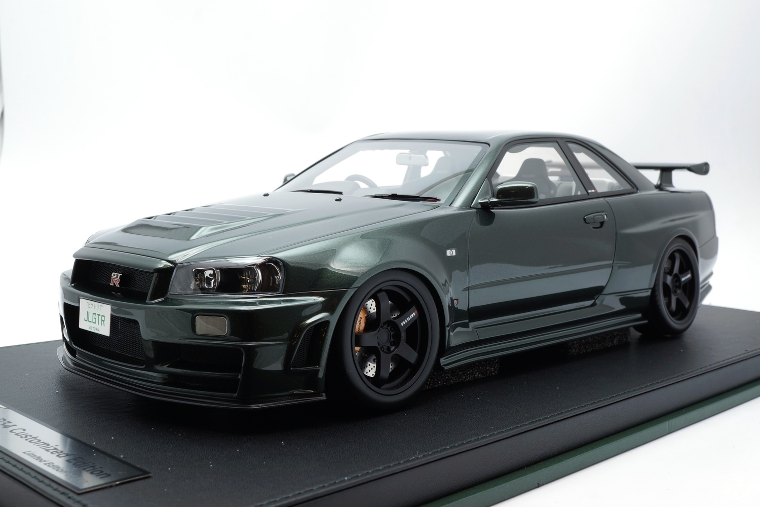 IVY IE1204GN Nissan Skyline GT-R (R34) Customized - Green 1:12