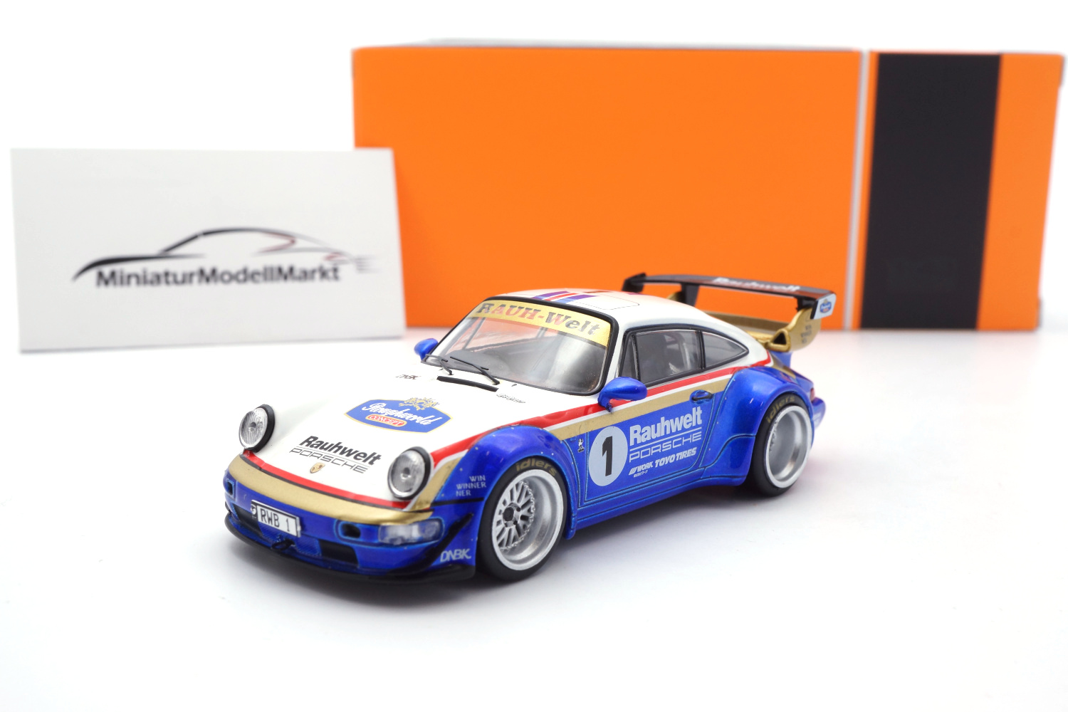 IXO MOC306 Porsche 911 (964) RWB , RHD, Waikato, RAUH-Welt 1:43