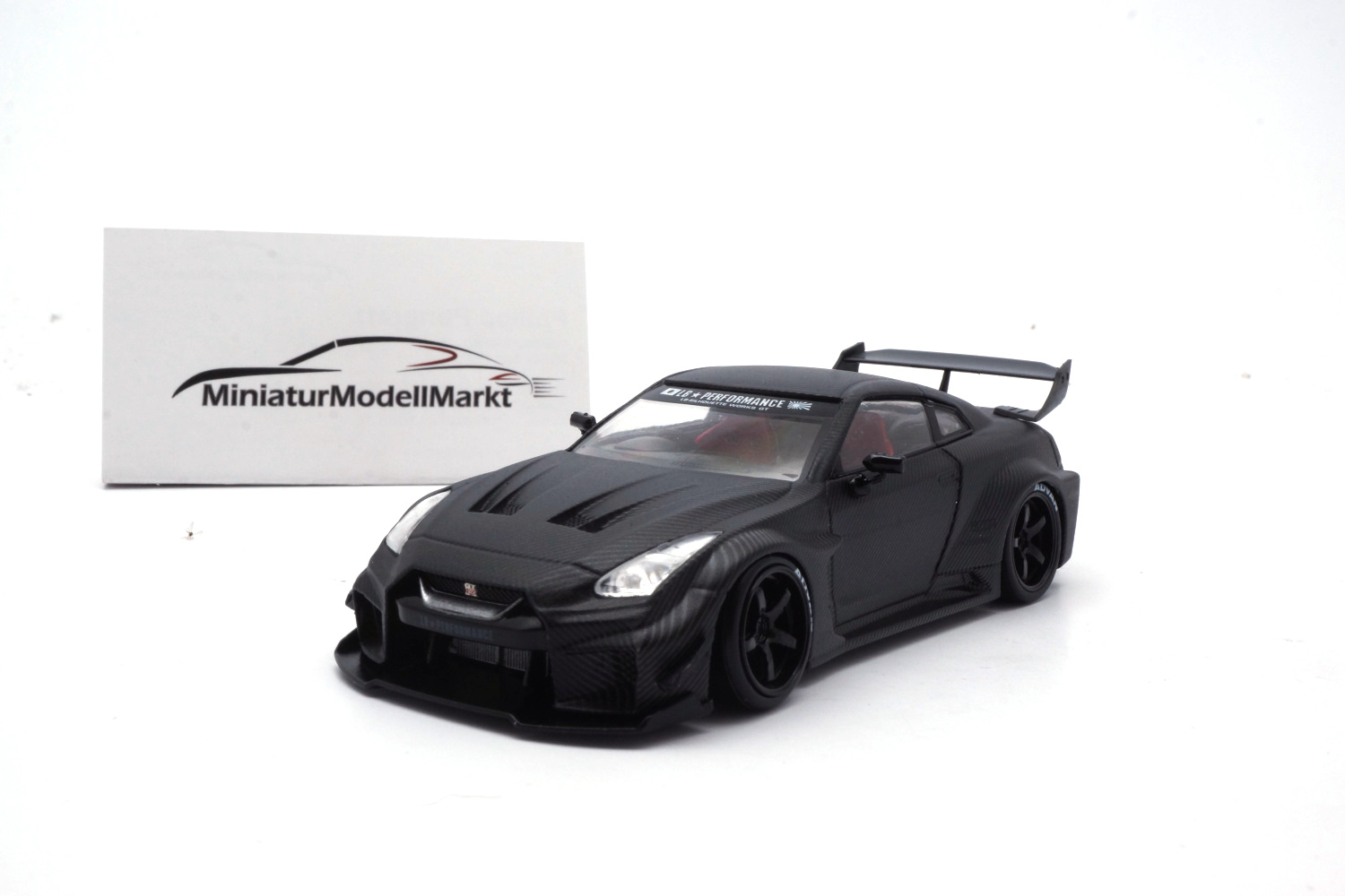 IXO MOC314 Nissan 35GT-RR LB-Silhouette WORKS GT, matt-schwarz, RHD, Basis: GT-R (R35), 2019 1:43