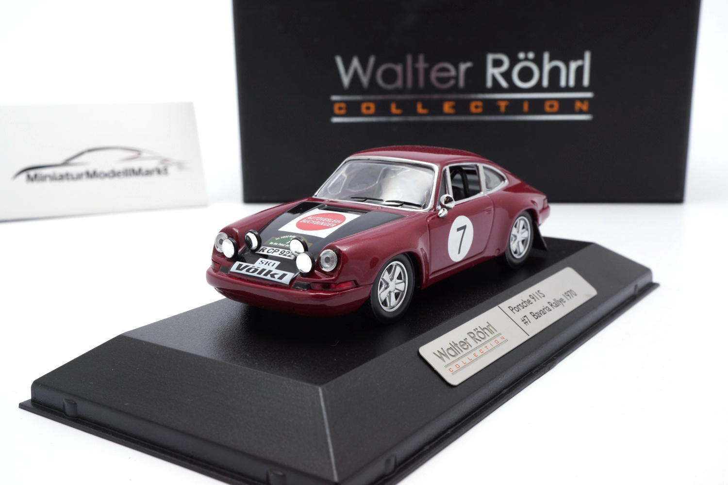 IXO WRC-03 Porsche 911 #7 Bavaria Rallye 1970 - W. Röhrl 1:43