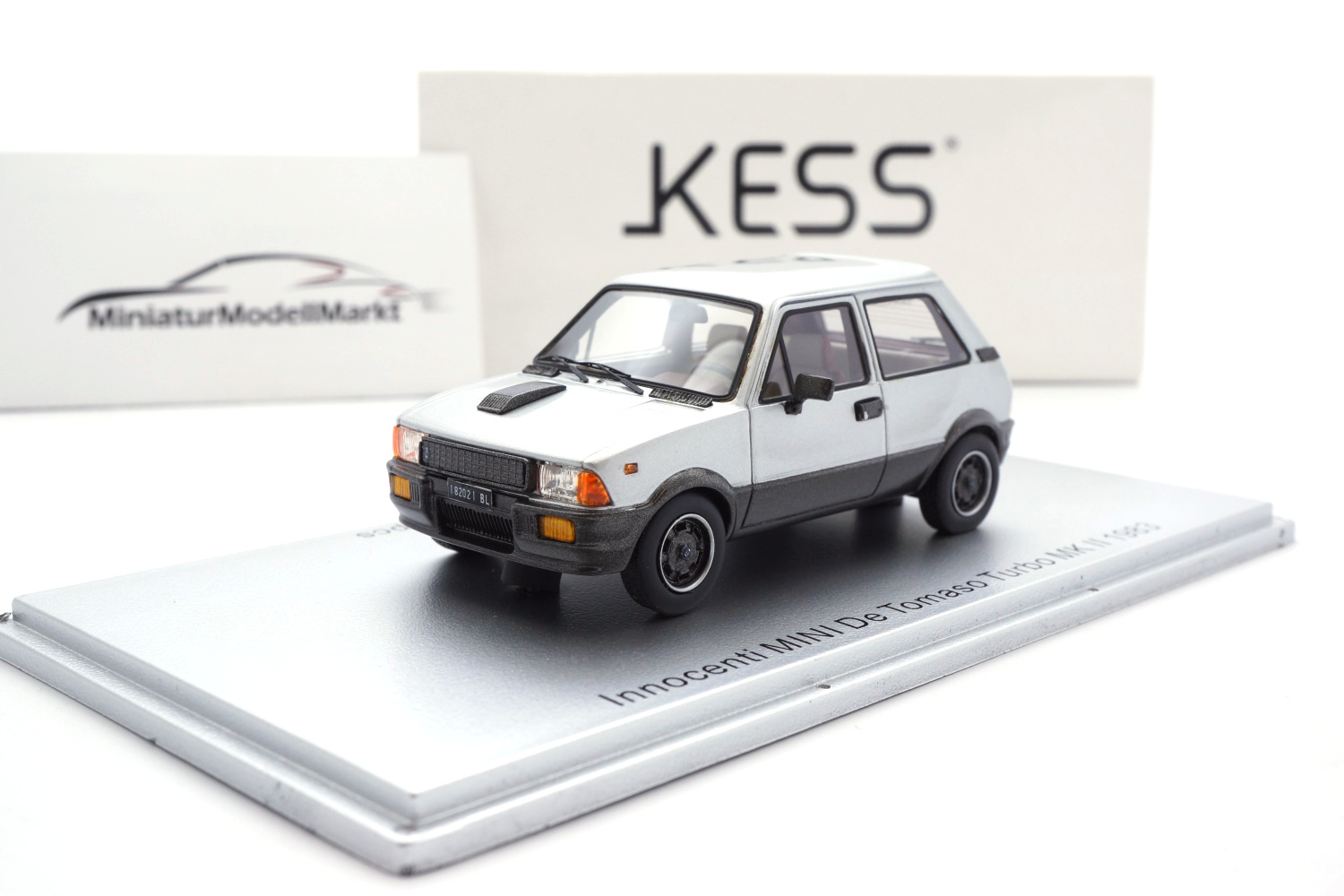 Kess KE43012021 Innocenti Mini De Tomaso Turbo Mk. II - Silber - 1793 1:43