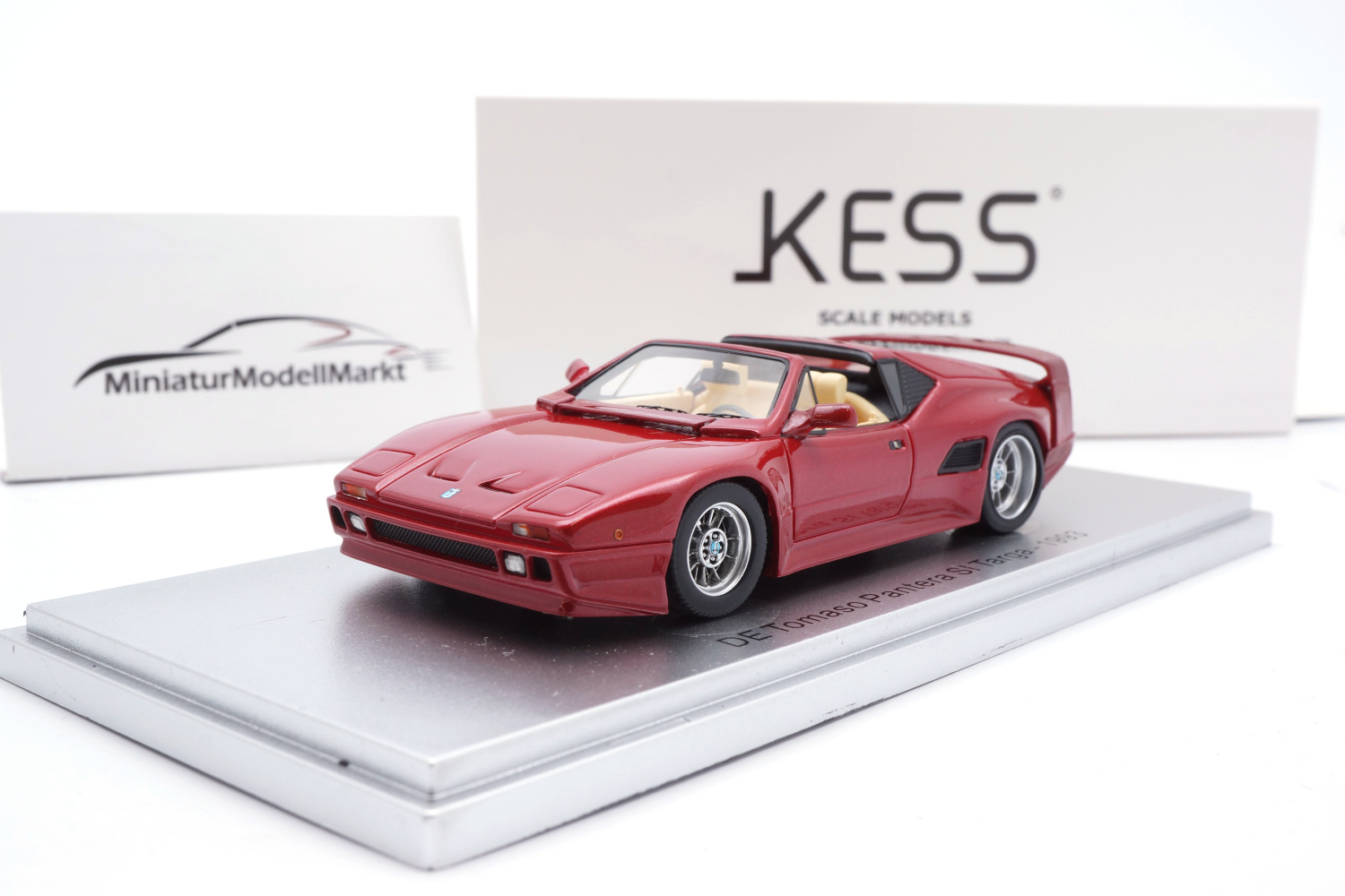 Kess KE43013022 De Tomaso Pantera SI Targa - Red Metallic - 1993 1:43