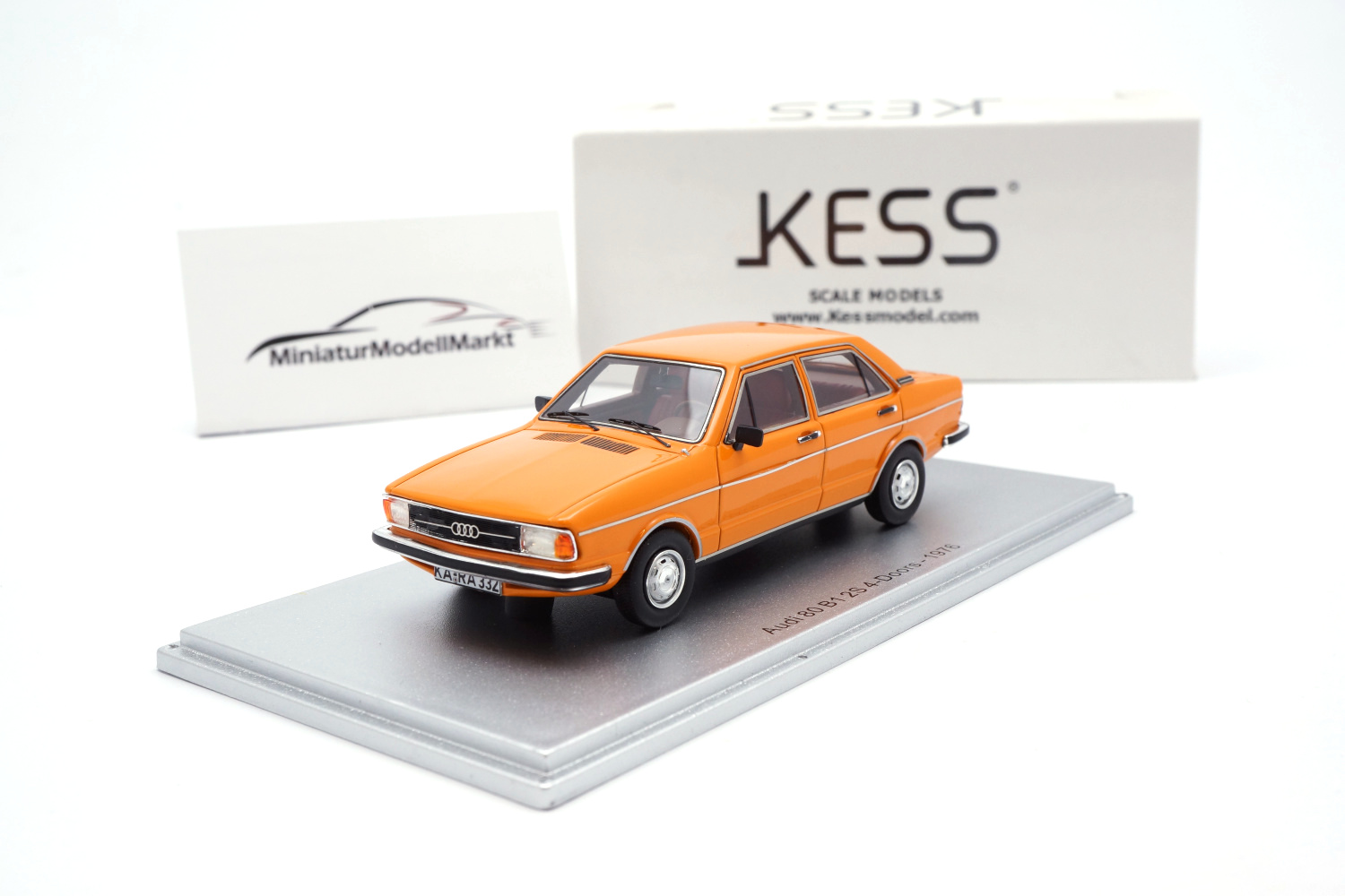 Kess KE43038001 Audi 80 B1 - Orange - 1976 1:43