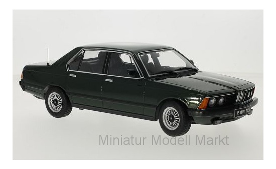 KK-Scale 180103 BMW 733i (E23) - metallic-dunkelgrün - 1977 1:18