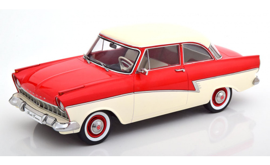 KK-Scale KKS180271 Ford Taunus 17M P2 - rot/weiß - 1957 1:18