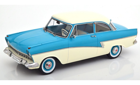 KK-Scale KKS180272 Ford Taunus 17M P2 - türkis/weiß - 1957 1:18