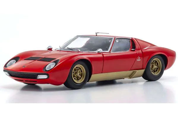 Kyosho 8317RG Lamborghini Miura P400 SV - Red 1:18