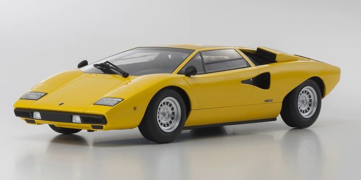 Kyosho C09531Y Lamborghini Countach LP400 - Yellow 1:18