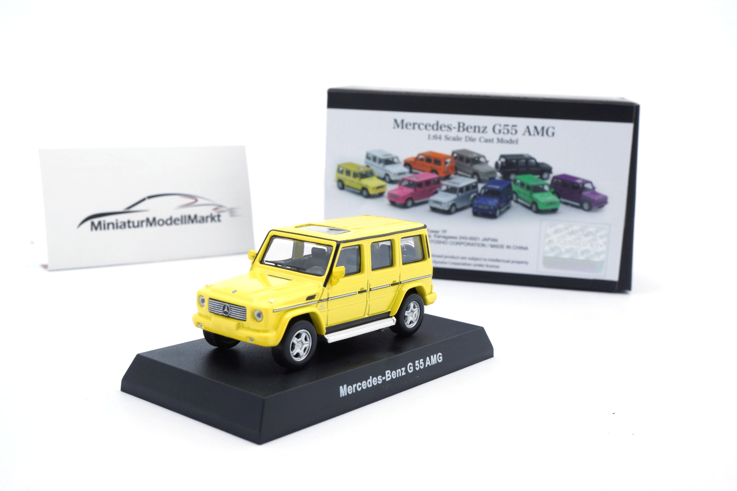 Kyosho K07021G4 Mercedes-Benz G55 AMG - Gelb 1:64