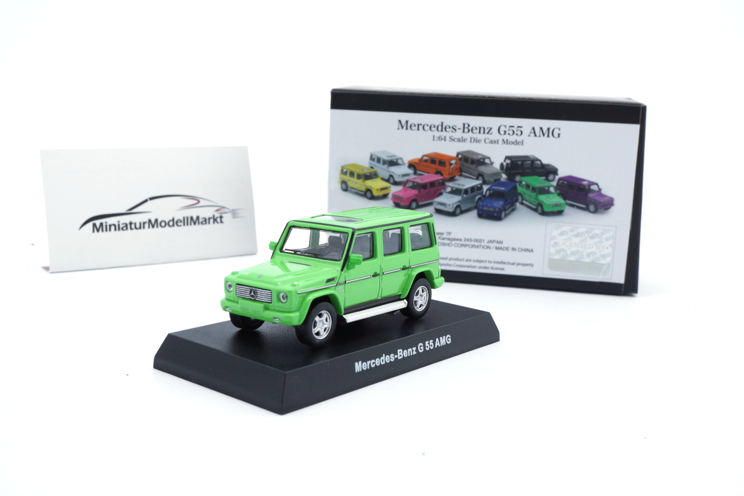 Kyosho K07021G9 Mercedes-Benz G55 AMG - Grün 1:64