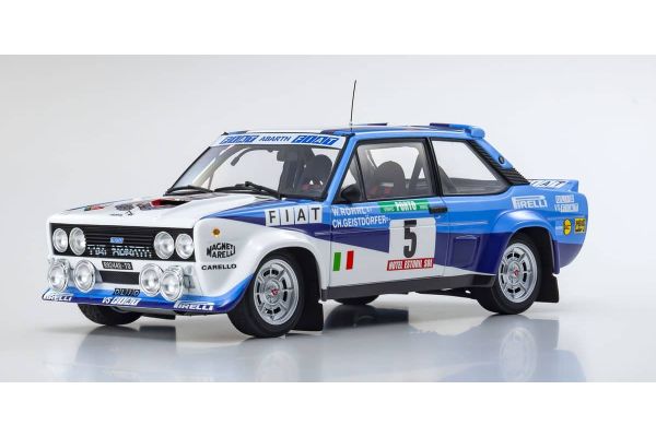 Kyosho KS08376A Fiat 131 Abarth #5 - Rally Portugal 1980 - Röhrl 1:18