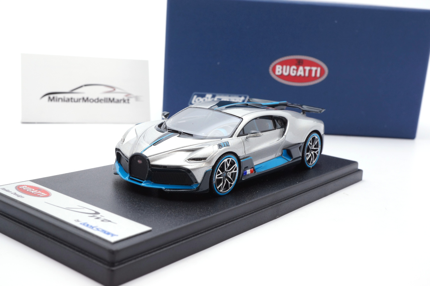 Looksmart LS497F Bugatti Divo - Argent Glossy 1:43