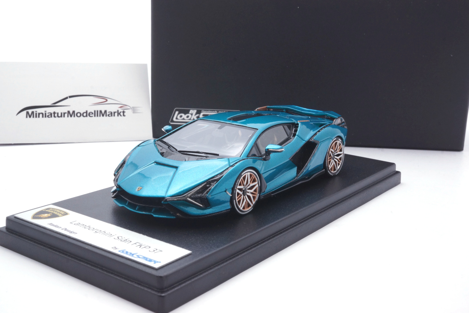 Looksmart LS507B Lamborghini Sian FKP 37 - Blu Uranus (Blau) 1:43