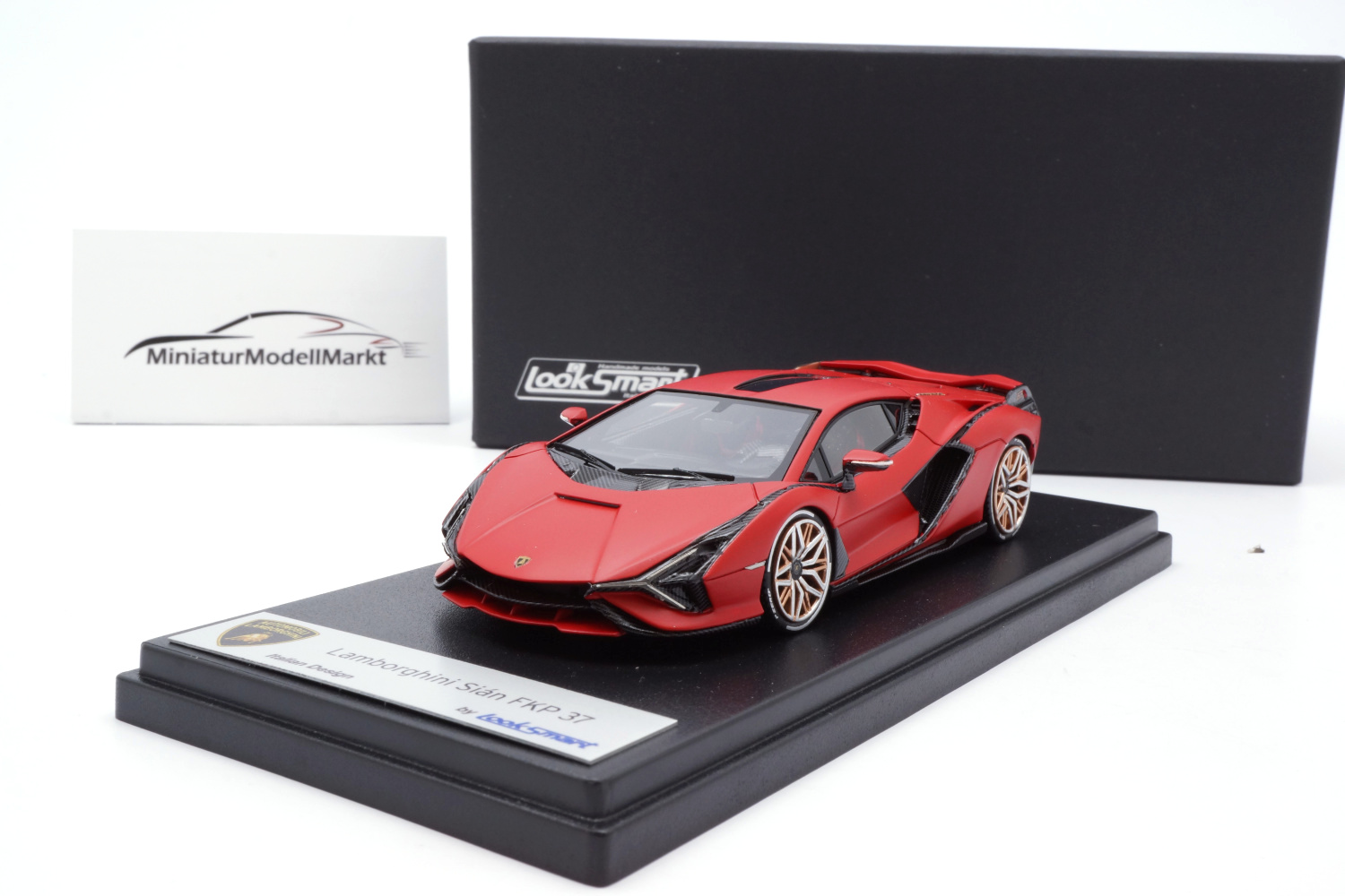 Looksmart LS507C Lamborghini Sian FKP 37 - Rosso Mimir (Rot) 1:43