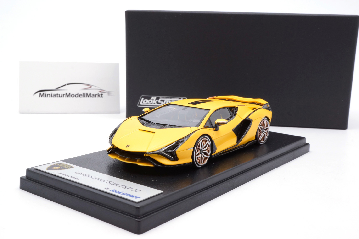 Looksmart LS507D Lamborghini Sian FKP 37 - Giallo Horus (Gelb) 1:43