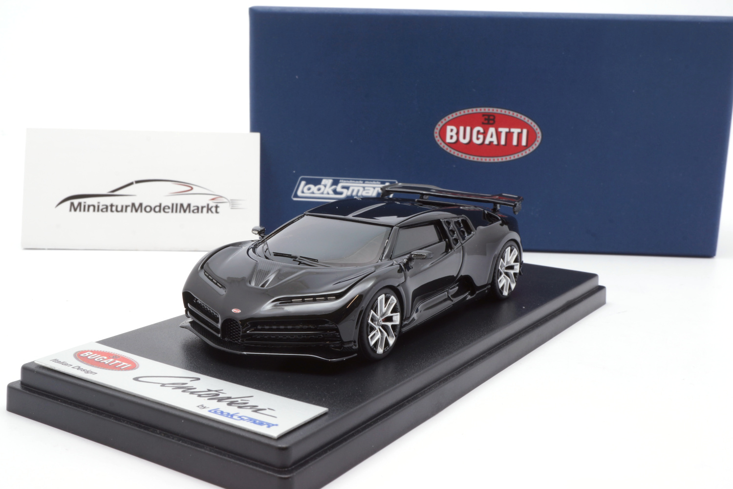 Looksmart LS513D Bugatti Centodieci - Shiny Black 1:43