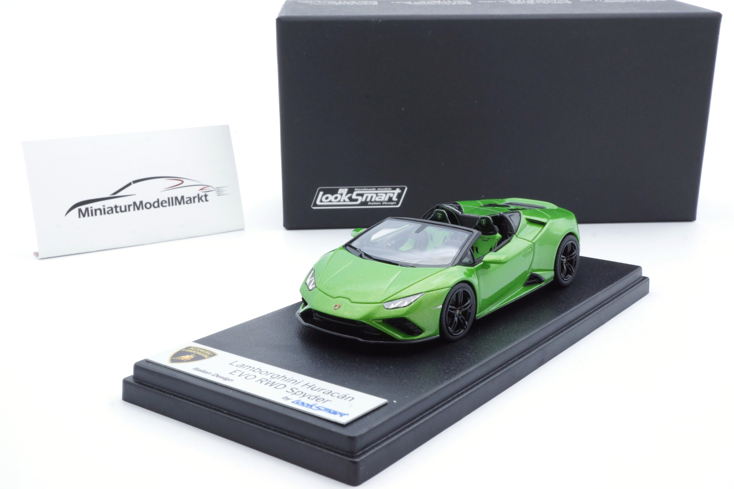 Looksmart LS521B Lamborghini Huracan Evo RWD Spyder - Verde Selvans 1:43