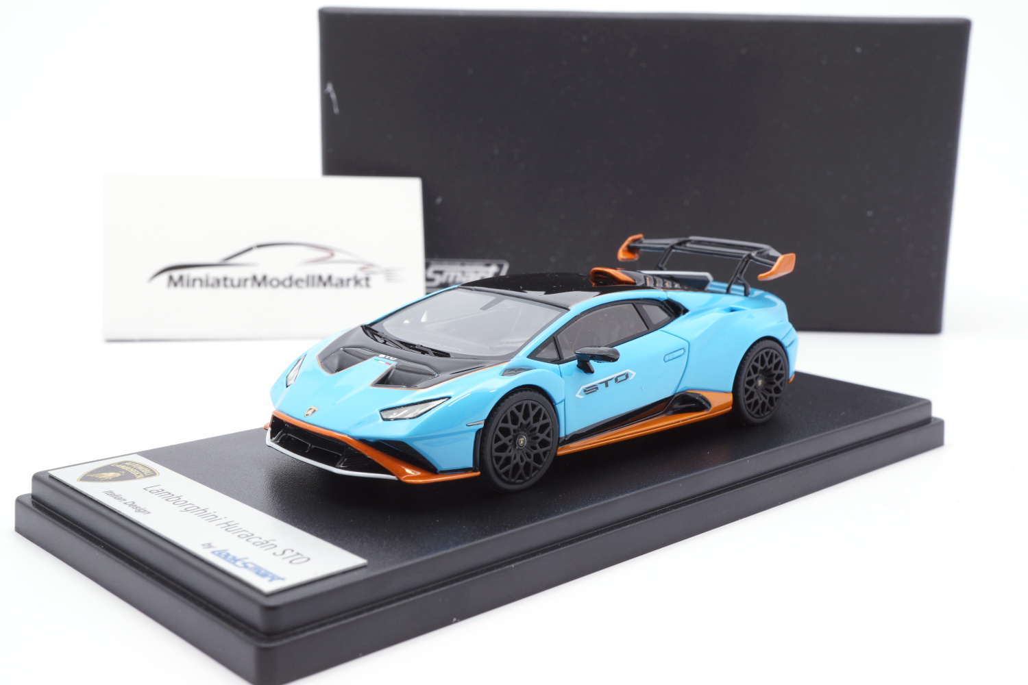 Looksmart LS523A Lamborghini Hurcan STO - Blu Laufey 1:43