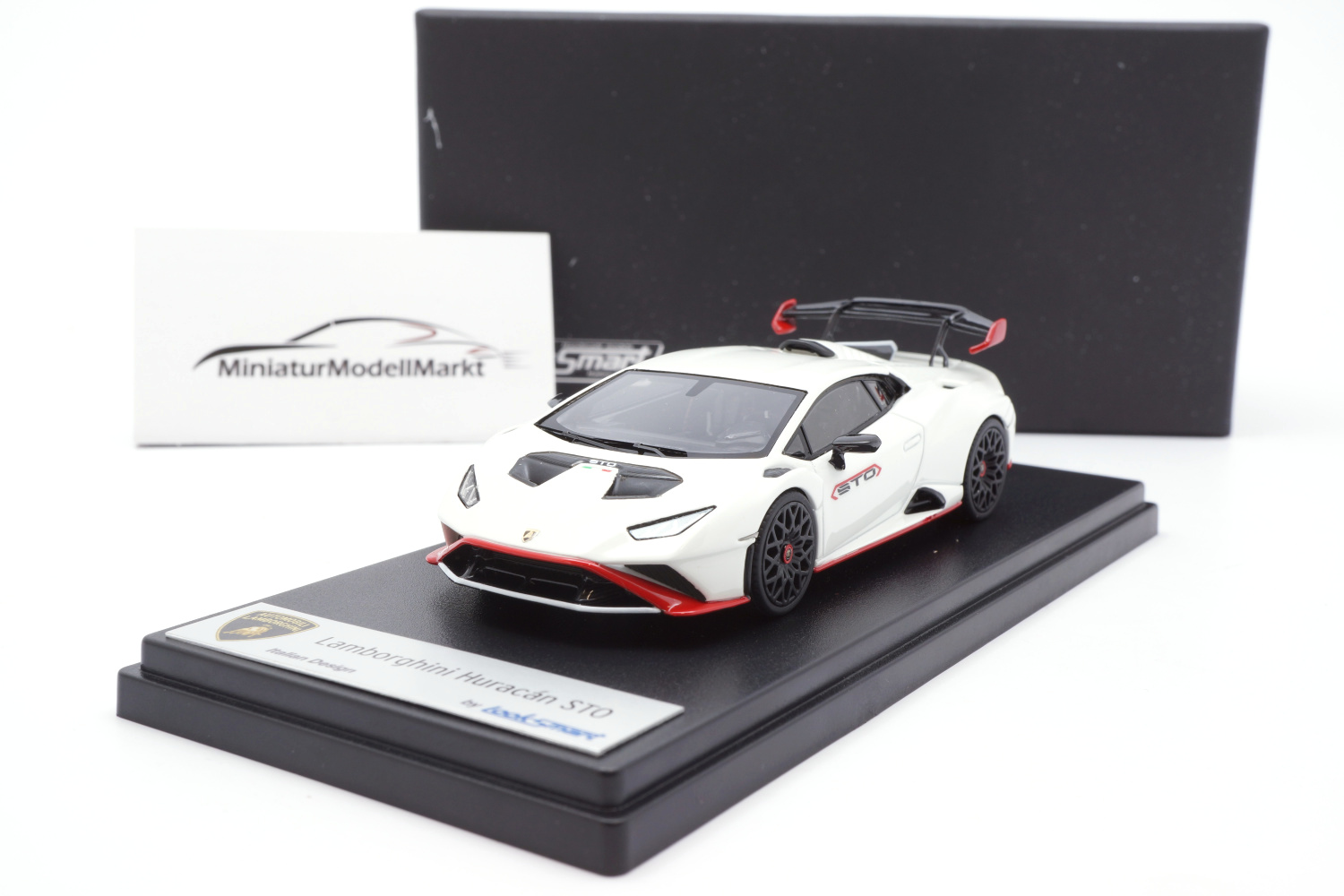 Looksmart LS523D Lamborghini Hurcan STO - Bianco Monocerus 1:43