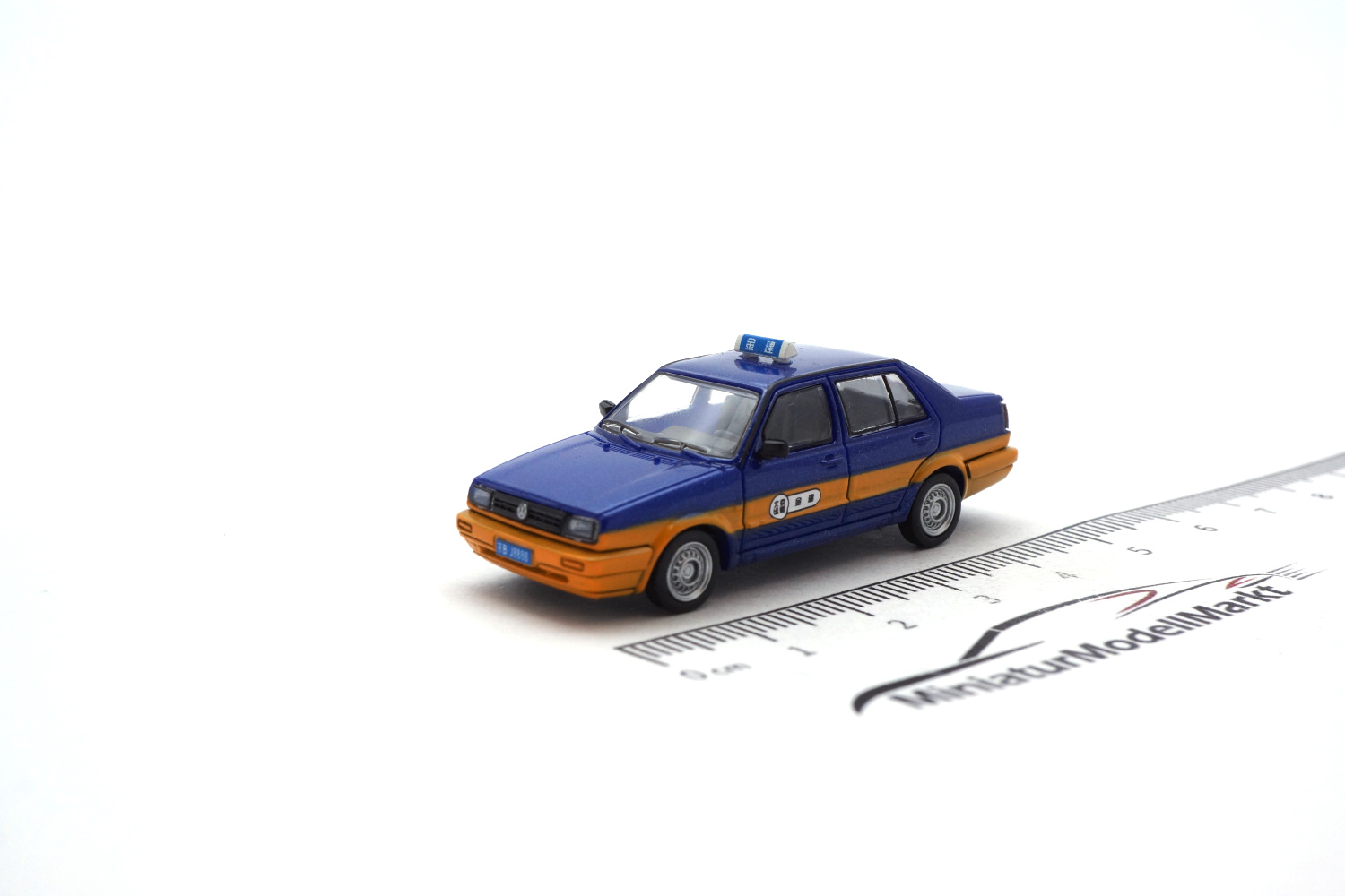 Micro City MC870001 VW Jetta GT - Bejing Taxi - Blau 1:87