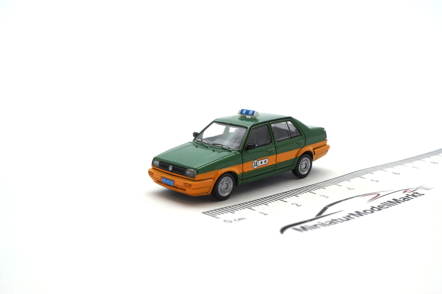 Micro City MC870001 VW Jetta GT - Bejing Taxi - Grün 1:87