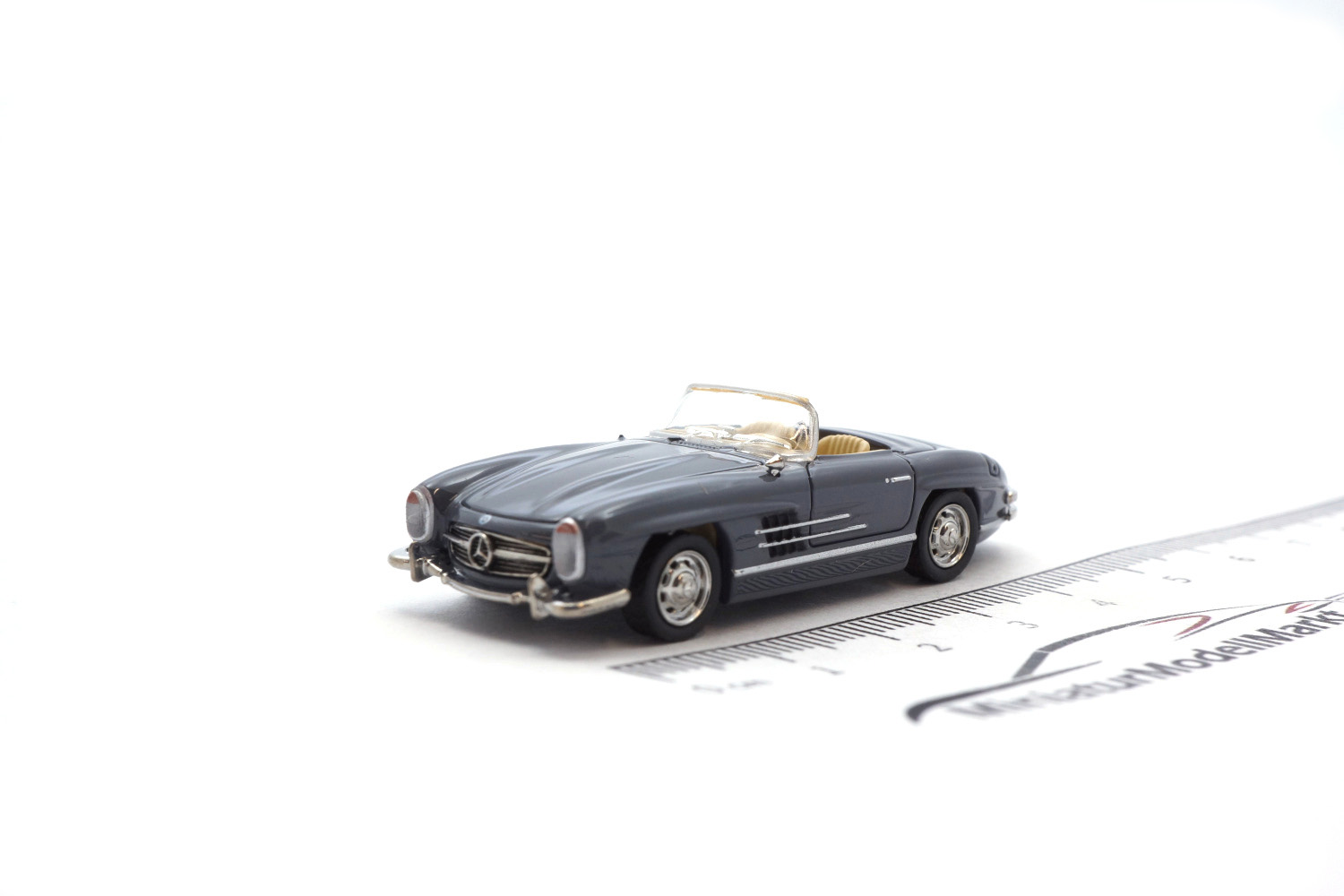 Micro City MC870009 Mercedes-Benz 300 SL Roadster - Grau (Innen Beige) 1:87