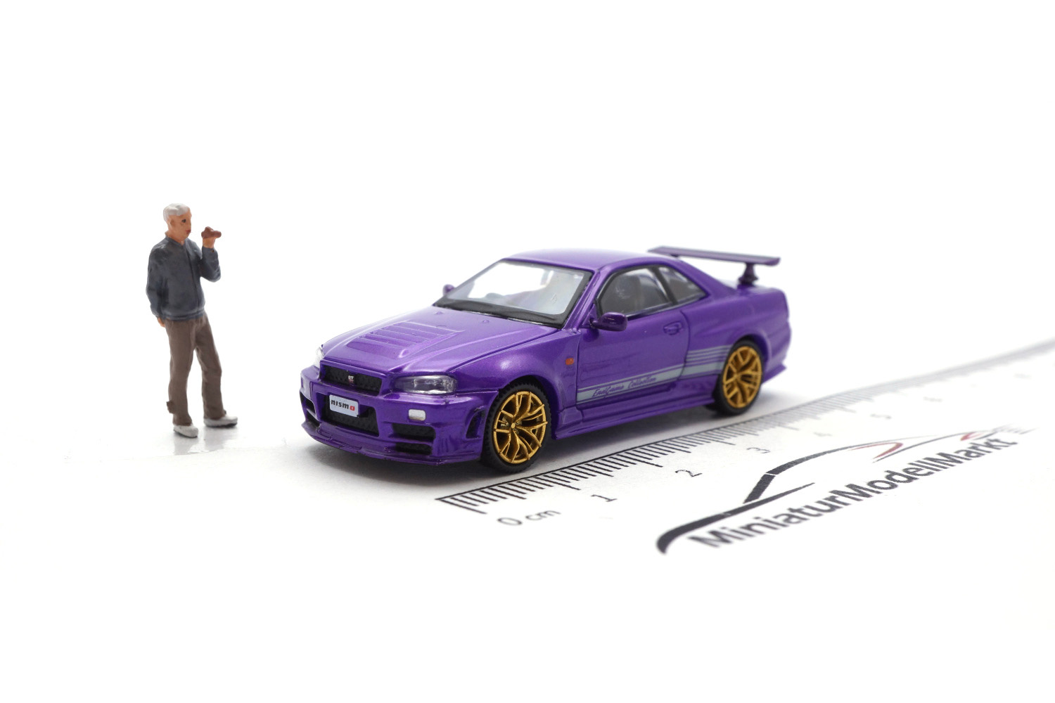 Micro City MC870012 Nissan Skyline GT-R (R34) - Australia (inkl. Figur) 1:87