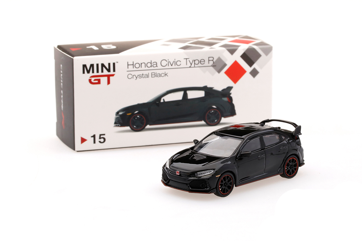Mini GT 00015-L Honda Civic Type R (FK8) Crystal Black - LHD 1:64