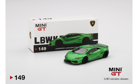 Mini GT MGT00149-L LB-WORKS Lamborghini Huracan ver. 2  Green (LHD) 1:64