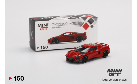 Mini GT MGT00150-L Chevrolet Corvette Stingray 2020  Torch Red (LHD) 1:64