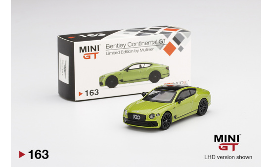 Mini GT MGT00163-L Bentley Continental GT  L.E. by Mulliner (LHD) 1:64