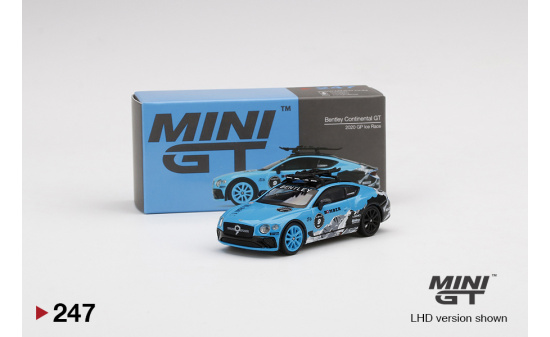 Mini GT MGT00247-L Bentley Continental GT  2020 GP Ice Race (LHD) 1:64