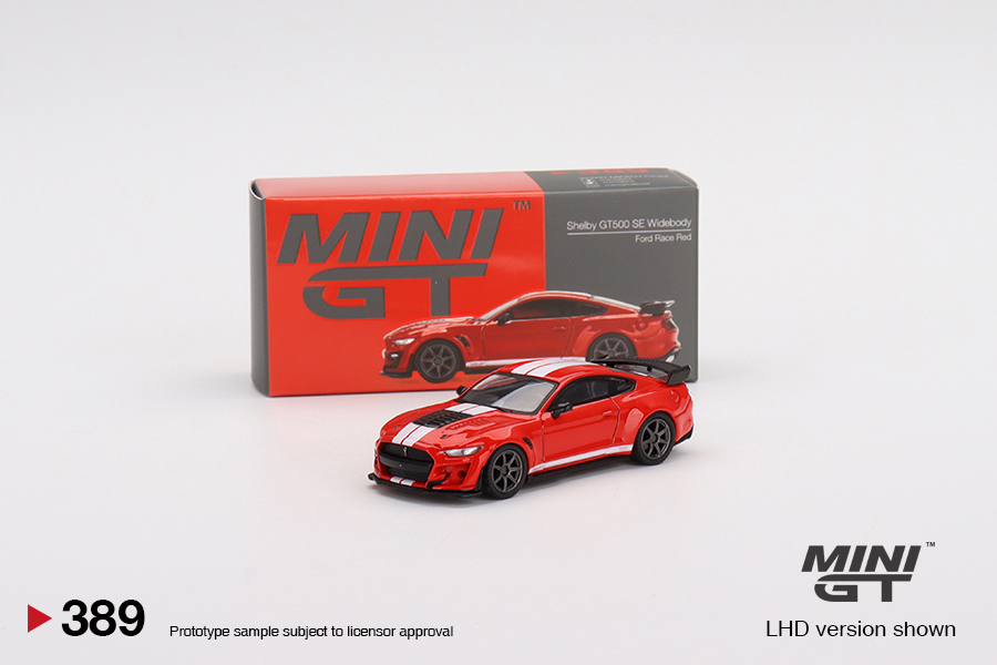 Mini GT MGT00389-L Shelby GT500 SE Widebody - Ford Race Red 1:64
