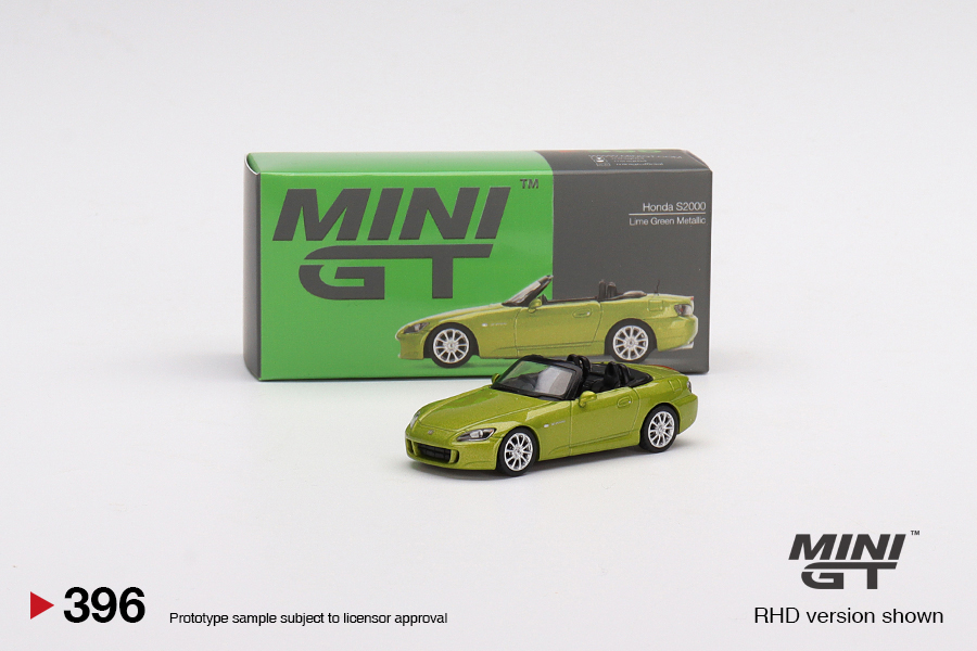 Mini GT MGT00396-L Honda S2000 (AP2) Lime Green Metallic 1:64